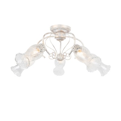 Светильник Arte lamp A6335PL-5WG Gemma Светильник Arte lamp A6335PL-5WG GemmaПотолочные<br>Компания «Светодом» предлагает широкий ассортимент люстр от известных производителей. Представленные в нашем каталоге товары выполнены из современных материалов и обладают отличным качеством. Благодаря широкому ассортименту Вы сможете найти у нас люстру под любой интерьер. Мы предлагаем как классические варианты, так и современные модели, отличающиеся лаконичностью и простотой форм. Стильная люстра Arte lamp A6335PL-5WG станет украшением любого дома. Эта модель от известного производителя не оставит равнодушным ценителей красивых и оригинальных предметов интерьера. Люстра Arte lamp A6335PL-5WG обеспечит равномерное распределение света по всей комнате. При выборе обратите внимание на характеристики, позволяющие приобрести наиболее подходящую модель. Купить понравившуюся люстру по доступной цене Вы можете в интернет-магазине «Светодом».<br><br>Установка на натяжной потолок: Да<br>S освещ. до, м2: 6<br>Крепление: Планка<br>Тип лампы: накал-я - энергосбер-я<br>Тип цоколя: E14<br>Количество ламп: 3<br>MAX мощность ламп, Вт: 40<br>Диаметр, мм мм: 780<br>Высота, мм: 330<br>Цвет арматуры: белый с золотистой патиной