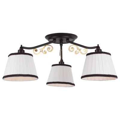 Светильник Arte lamp A6344PL-3BR Capri Светильник Arte lamp A6344PL-3BR CapriПотолочные<br>Компания «Светодом» предлагает широкий ассортимент люстр от известных производителей. Представленные в нашем каталоге товары выполнены из современных материалов и обладают отличным качеством. Благодаря широкому ассортименту Вы сможете найти у нас люстру под любой интерьер. Мы предлагаем как классические варианты, так и современные модели, отличающиеся лаконичностью и простотой форм. Стильная люстра Arte lamp A6344PL-3BR станет украшением любого дома. Эта модель от известного производителя не оставит равнодушным ценителей красивых и оригинальных предметов интерьера. Люстра Arte lamp A6344PL-3BR обеспечит равномерное распределение света по всей комнате. При выборе обратите внимание на характеристики, позволяющие приобрести наиболее подходящую модель. Купить понравившуюся люстру по доступной цене Вы можете в интернет-магазине «Светодом».<br><br>Установка на натяжной потолок: Ограничено<br>S освещ. до, м2: 6<br>Крепление: Планка<br>Тип лампы: Накаливания / энергосбережения / светодиодная<br>Тип цоколя: E14<br>Количество ламп: 3<br>MAX мощность ламп, Вт: 40<br>Диаметр, мм мм: 550<br>Высота, мм: 230<br>Цвет арматуры: коричневый