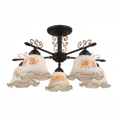Светильник потолочный Arte lamp A6582PL-5BR AROMA Светильник потолочный Arte lamp A6582PL-5BR AROMAПотолочные<br>Компания «Светодом» предлагает широкий ассортимент люстр от известных производителей. Представленные в нашем каталоге товары выполнены из современных материалов и обладают отличным качеством. Благодаря широкому ассортименту Вы сможете найти у нас люстру под любой интерьер. Мы предлагаем как классические варианты, так и современные модели, отличающиеся лаконичностью и простотой форм. Стильная люстра Arte lamp A6582PL-5BR станет украшением любого дома. Эта модель от известного производителя не оставит равнодушным ценителей красивых и оригинальных предметов интерьера. Люстра Arte lamp A6582PL-5BR обеспечит равномерное распределение света по всей комнате. При выборе обратите внимание на характеристики, позволяющие приобрести наиболее подходящую модель. Купить понравившуюся люстру по доступной цене Вы можете в интернет-магазине «Светодом».<br><br>Установка на натяжной потолок: Да<br>S освещ. до, м2: 10<br>Тип цоколя: E27<br>Цвет арматуры: коричневый<br>Количество ламп: 5<br>Диаметр, мм мм: 650<br>Размеры: H33xW65xL64<br>Высота, мм: 330<br>MAX мощность ламп, Вт: 40