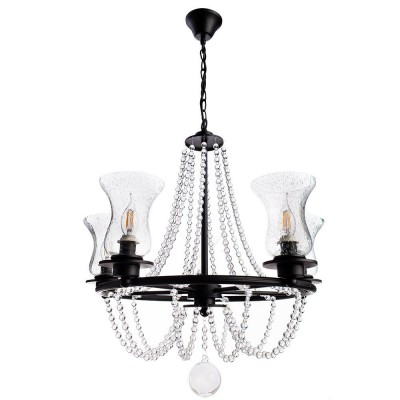 Светильник подвесной Arte lamp A6586LM-5BK MALIA Светильник подвесной Arte lamp A6586LM-5BK MALIAПодвесные<br>Компания «Светодом» предлагает широкий ассортимент люстр от известных производителей. Представленные в нашем каталоге товары выполнены из современных материалов и обладают отличным качеством. Благодаря широкому ассортименту Вы сможете найти у нас люстру под любой интерьер. Мы предлагаем как классические варианты, так и современные модели, отличающиеся лаконичностью и простотой форм. Стильная люстра Arte lamp A6586LM-5BK станет украшением любого дома. Эта модель от известного производителя не оставит равнодушным ценителей красивых и оригинальных предметов интерьера. Люстра Arte lamp A6586LM-5BK обеспечит равномерное распределение света по всей комнате. При выборе обратите внимание на характеристики, позволяющие приобрести наиболее подходящую модель. Купить понравившуюся люстру по доступной цене Вы можете в интернет-магазине «Светодом».<br><br>Установка на натяжной потолок: Да<br>S освещ. до, м2: 10<br>Крепление: Крюк<br>Тип цоколя: E14<br>Цвет арматуры: черный<br>Количество ламп: 5<br>Диаметр, мм мм: 650<br>Размеры: H61xW65xL65+шн/цп40<br>Высота, мм: 610 - 1010<br>MAX мощность ламп, Вт: 40