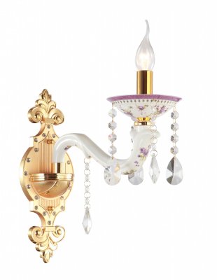 Светильник Arte lamp A6613AP-1GO Contessa Светильник Arte lamp A6613AP-1GO ContessaХрустальные<br><br><br>Тип лампы: накаливания / энергосбережения / LED-светодиодная<br>Тип цоколя: E14<br>Ширина, мм: 150<br>MAX мощность ламп, Вт: 40<br>Длина, мм: 330<br>Высота, мм: 340<br>Цвет арматуры: золотой