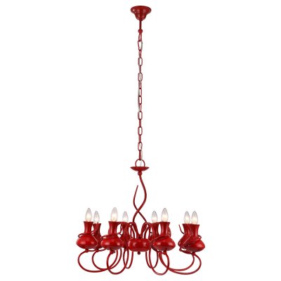 Светильник Arte lamp A6819LM-8RD Vaso Светильник Arte lamp A6819LM-8RD VasoПодвесные<br>Компания «Светодом» предлагает широкий ассортимент люстр от известных производителей. Представленные в нашем каталоге товары выполнены из современных материалов и обладают отличным качеством. Благодаря широкому ассортименту Вы сможете найти у нас люстру под любой интерьер. Мы предлагаем как классические варианты, так и современные модели, отличающиеся лаконичностью и простотой форм. Стильная люстра Arte lamp A6819LM-8RD станет украшением любого дома. Эта модель от известного производителя не оставит равнодушным ценителей красивых и оригинальных предметов интерьера. Люстра Arte lamp A6819LM-8RD обеспечит равномерное распределение света по всей комнате. При выборе обратите внимание на характеристики, позволяющие приобрести наиболее подходящую модель. Купить понравившуюся люстру по доступной цене Вы можете в интернет-магазине «Светодом».<br><br>Установка на натяжной потолок: Да<br>S освещ. до, м2: 16<br>Крепление: Крюк<br>Тип лампы: накал-я - энергосбер-я<br>Тип цоколя: E14<br>Количество ламп: 8<br>MAX мощность ламп, Вт: 40<br>Диаметр, мм мм: 680<br>Высота, мм: 580<br>Цвет арматуры: красный