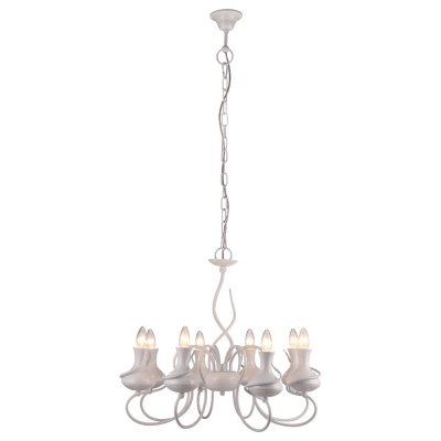 Светильник Arte lamp A6819LM-8WH Vaso Светильник Arte lamp A6819LM-8WH VasoПодвесные<br>Компания «Светодом» предлагает широкий ассортимент люстр от известных производителей. Представленные в нашем каталоге товары выполнены из современных материалов и обладают отличным качеством. Благодаря широкому ассортименту Вы сможете найти у нас люстру под любой интерьер. Мы предлагаем как классические варианты, так и современные модели, отличающиеся лаконичностью и простотой форм. Стильная люстра Arte lamp A6819LM-8WH станет украшением любого дома. Эта модель от известного производителя не оставит равнодушным ценителей красивых и оригинальных предметов интерьера. Люстра Arte lamp A6819LM-8WH обеспечит равномерное распределение света по всей комнате. При выборе обратите внимание на характеристики, позволяющие приобрести наиболее подходящую модель. Купить понравившуюся люстру по доступной цене Вы можете в интернет-магазине «Светодом».<br><br>Установка на натяжной потолок: Да<br>S освещ. до, м2: 16<br>Крепление: Крюк<br>Тип лампы: накал-я - энергосбер-я<br>Тип цоколя: E14<br>Количество ламп: 8<br>MAX мощность ламп, Вт: 40<br>Диаметр, мм мм: 680<br>Высота, мм: 580<br>Цвет арматуры: белый