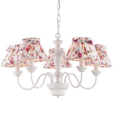 Подвесная люстра Arte lamp A7020LM-5WH Bambina Подвесная люстра Arte lamp A7020LM-5WH BambinaПодвесные<br>Компания «Светодом» предлагает широкий ассортимент люстр от известных производителей. Представленные в нашем каталоге товары выполнены из современных материалов и обладают отличным качеством. Благодаря широкому ассортименту Вы сможете найти у нас люстру под любой интерьер. Мы предлагаем как классические варианты, так и современные модели, отличающиеся лаконичностью и простотой форм. <br>Стильная люстра Arte lamp A7020LM-5WH станет украшением любого дома. Эта модель от известного производителя не оставит равнодушным ценителей красивых и оригинальных предметов интерьера. Люстра Arte lamp A7020LM-5WH обеспечит равномерное распределение света по всей комнате. При выборе обратите внимание на характеристики, позволяющие приобрести наиболее подходящую модель. <br>Купить понравившуюся люстру по доступной цене Вы можете в интернет-магазине «Светодом».<br><br>Установка на натяжной потолок: Да<br>S освещ. до, м2: 10<br>Крепление: Крюк<br>Тип лампы: накаливания / энергосбережения / LED-светодиодная<br>Тип цоколя: E14<br>Количество ламп: 5<br>MAX мощность ламп, Вт: 40<br>Диаметр, мм мм: 700<br>Длина цепи/провода, мм: 940<br>Высота, мм: 390<br>Оттенок (цвет): разноцветный<br>Цвет арматуры: белый