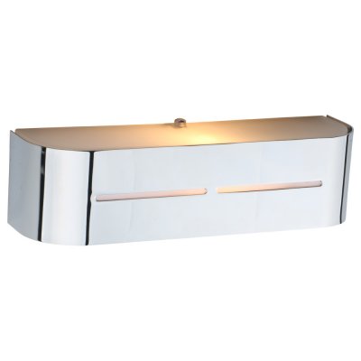 Светильник Arte lamp A7210AP-1CC COSMOPOLITAN Светильник Arte lamp A7210AP-1CC COSMOPOLITANХай-тек<br><br><br>Тип лампы: Накаливания / энергосбережения / светодиодная<br>Тип цоколя: E14<br>Количество ламп: 1<br>Ширина, мм: 80<br>MAX мощность ламп, Вт: 40<br>Длина, мм: 300<br>Высота, мм: 80<br>Цвет арматуры: серебристый
