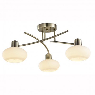 Светильник потолочный Arte lamp A7556PL-3AB LATONA Светильник потолочный Arte lamp A7556PL-3AB LATONAПотолочные<br><br><br>S освещ. до, м2: 6<br>Тип товара: Светильник потолочный<br>Тип цоколя: E14<br>Количество ламп: 3<br>MAX мощность ламп, Вт: 40<br>Размеры: H20xW56xL56<br>Цвет арматуры: бронзовый