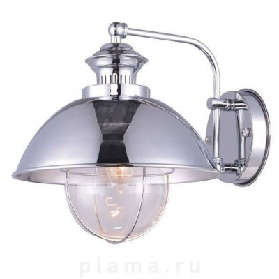Светильник настенный бра Arte lamp A8024AP-1CC NAUTILUS Светильник настенный бра Arte lamp A8024AP-1CC NAUTILUSМорской стиль<br><br><br>Тип цоколя: E27<br>Цвет арматуры: серебристый<br>Количество ламп: 1<br>Размеры: H25xW30xL25<br>MAX мощность ламп, Вт: 60