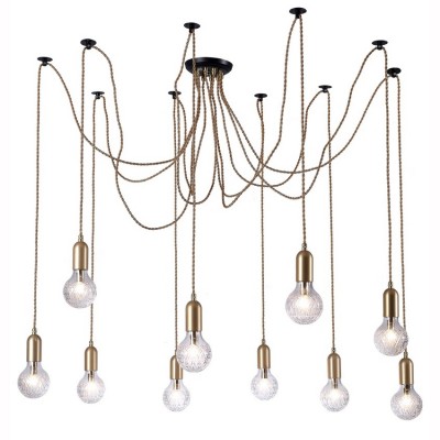 Люстра паук лофт Arte lamp A8040SP-10SG SALUTE Люстра паук лофт Arte lamp A8040SP-10SG SALUTEПодвесные<br>Компания «Светодом» предлагает широкий ассортимент люстр от известных производителей. Представленные в нашем каталоге товары выполнены из современных материалов и обладают отличным качеством. Благодаря широкому ассортименту Вы сможете найти у нас люстру под любой интерьер. Мы предлагаем как классические варианты, так и современные модели, отличающиеся лаконичностью и простотой форм. Стильная люстра Arte lamp A8040SP-10SG станет украшением любого дома. Эта модель от известного производителя не оставит равнодушным ценителей красивых и оригинальных предметов интерьера. Люстра Arte lamp A8040SP-10SG обеспечит равномерное распределение света по всей комнате. При выборе обратите внимание на характеристики, позволяющие приобрести наиболее подходящую модель. Купить понравившуюся люстру по доступной цене Вы можете в интернет-магазине «Светодом». Мы предлагаем доставку не только по Москве и Екатеринбурге, но и по всей России.<br><br>Установка на натяжной потолок: Да<br>S освещ. до, м2: 17<br>Крепление: Планка<br>Тип лампы: Накаливания / энергосбережения / светодиодная<br>Тип цоколя: G9<br>Цвет арматуры: Золотой<br>Количество ламп: 10<br>Диаметр, мм мм: 1200<br>Размеры: H21xW120xL120+шн/цп90<br>Высота, мм: 210 - 1110<br>MAX мощность ламп, Вт: 33