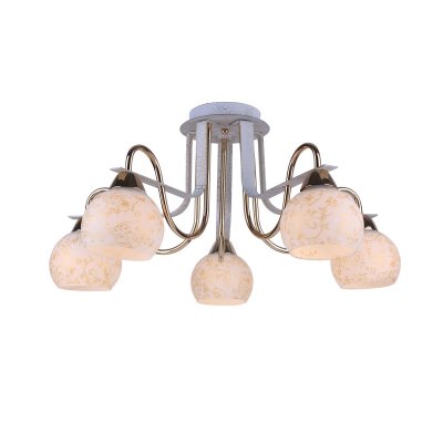 Люстра Arte lamp A8181PL-5WG Paola Люстра Arte lamp A8181PL-5WG PaolaПотолочные<br>Отличную модель светильника Arte lamp A8181PL-5WG из серии PAOLA производства Италии возможно купить оптом и в розницу на официальном сайте интернет-магазина Светодом. Более 50 филиалов по всей России, техническая поддержка клиентов 7/12.<br><br>Установка на натяжной потолок: Да<br>S освещ. до, м2: 20<br>Тип лампы: накаливания / энергосбережения / LED-светодиодная<br>Тип цоколя: E27<br>Количество ламп: 5<br>MAX мощность ламп, Вт: 60<br>Диаметр, мм мм: 60<br>Высота, мм: 29<br>Цвет арматуры: белый с золотистой патиной