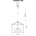 Люстра Arte lamp A8286SP-5AB Bruno