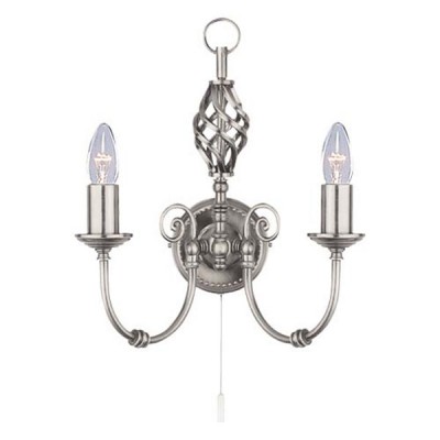 Светильник бра Arte Lamp A8392AP-2SS Zanzibar Светильник бра Arte Lamp A8392AP-2SS ZanzibarРустика<br><br><br>S освещ. до, м2: 8<br>Тип товара: Светильник настенный бра<br>Тип лампы: накаливания / энергосбережения / LED-светодиодная<br>Тип цоколя: E14<br>Количество ламп: 2<br>Ширина, мм: 300<br>MAX мощность ламп, Вт: 60<br>Диаметр, мм мм: 150<br>Высота, мм: 330<br>Цвет арматуры: серый