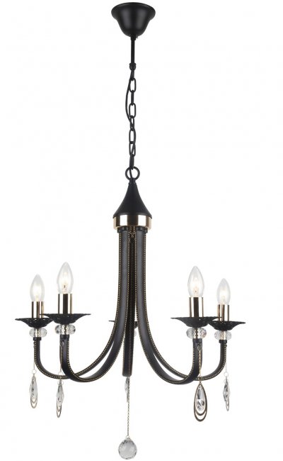 Светильник Arte lamp A8540LM-5BK Dallas Светильник Arte lamp A8540LM-5BK DallasПодвесные<br>Компания «Светодом» предлагает широкий ассортимент люстр от известных производителей. Представленные в нашем каталоге товары выполнены из современных материалов и обладают отличным качеством. Благодаря широкому ассортименту Вы сможете найти у нас люстру под любой интерьер. Мы предлагаем как классические варианты, так и современные модели, отличающиеся лаконичностью и простотой форм. Стильная люстра Arte lamp A8540LM-5BK станет украшением любого дома. Эта модель от известного производителя не оставит равнодушным ценителей красивых и оригинальных предметов интерьера. Люстра Arte lamp A8540LM-5BK обеспечит равномерное распределение света по всей комнате. При выборе обратите внимание на характеристики, позволяющие приобрести наиболее подходящую модель. Купить понравившуюся люстру по доступной цене Вы можете в интернет-магазине «Светодом». Мы предлагаем доставку не только по Москве и Екатеринбурге, но и по всей России.<br><br>Установка на натяжной потолок: Да<br>S освещ. до, м2: 10<br>Крепление: Крюк<br>Тип цоколя: E14<br>Количество ламп: 5<br>MAX мощность ламп, Вт: 40<br>Диаметр, мм мм: 590<br>Высота, мм: 620