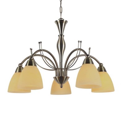 Светильник подвесной Arte lamp A8612LM-5AB PANNA Светильник подвесной Arte lamp A8612LM-5AB PANNAПодвесные<br>Компания «Светодом» предлагает широкий ассортимент люстр от известных производителей. Представленные в нашем каталоге товары выполнены из современных материалов и обладают отличным качеством. Благодаря широкому ассортименту Вы сможете найти у нас люстру под любой интерьер. Мы предлагаем как классические варианты, так и современные модели, отличающиеся лаконичностью и простотой форм. Стильная люстра Arte lamp A8612LM-5AB станет украшением любого дома. Эта модель от известного производителя не оставит равнодушным ценителей красивых и оригинальных предметов интерьера. Люстра Arte lamp A8612LM-5AB обеспечит равномерное распределение света по всей комнате. При выборе обратите внимание на характеристики, позволяющие приобрести наиболее подходящую модель. Купить понравившуюся люстру по доступной цене Вы можете в интернет-магазине «Светодом». Мы предлагаем доставку не только по Москве и Екатеринбурге, но и по всей России.<br><br>S освещ. до, м2: 10<br>Тип цоколя: E14<br>Количество ламп: 5<br>MAX мощность ламп, Вт: 40<br>Размеры: H37xW50xL50+шн/цп50<br>Цвет арматуры: бронзовый