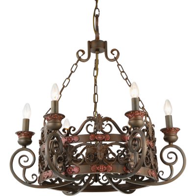 Подвесная люстра Arte lamp A8852LM-6BR Capitello Подвесная люстра Arte lamp A8852LM-6BR CapitelloПодвесные<br>Компания «Светодом» предлагает широкий ассортимент люстр от известных производителей. Представленные в нашем каталоге товары выполнены из современных материалов и обладают отличным качеством. Благодаря широкому ассортименту Вы сможете найти у нас люстру под любой интерьер. Мы предлагаем как классические варианты, так и современные модели, отличающиеся лаконичностью и простотой форм. Стильная люстра Arte lamp A8852LM-6BR станет украшением любого дома. Эта модель от известного производителя не оставит равнодушным ценителей красивых и оригинальных предметов интерьера. Люстра Arte lamp A8852LM-6BR обеспечит равномерное распределение света по всей комнате. При выборе обратите внимание на характеристики, позволяющие приобрести наиболее подходящую модель. Купить понравившуюся люстру по доступной цене Вы можете в интернет-магазине «Светодом». Мы предлагаем доставку не только по Москве и Екатеринбурге, но и по всей России.<br><br>Установка на натяжной потолок: Да<br>S освещ. до, м2: 24<br>Крепление: Крюк<br>Тип лампы: накаливания / энергосбережения / LED-светодиодная<br>Тип цоколя: E14<br>Количество ламп: 6<br>MAX мощность ламп, Вт: 60<br>Диаметр, мм мм: 760<br>Высота, мм: 800<br>Цвет арматуры: коричневый