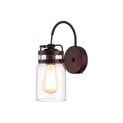 A9179AP-1CK Arte lamp Светильник A9179AP-1CK Arte lamp СветильникЛофт<br><br><br>Тип цоколя: E27<br>Цвет арматуры: ШОКОЛАД<br>Количество ламп: 1<br>Диаметр, мм мм: 140<br>Размеры: L33*W13.5*H22<br>Длина, мм: 220<br>Высота, мм: 330<br>MAX мощность ламп, Вт: 60W<br>Общая мощность, Вт: 60W