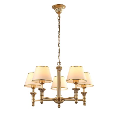 A9185LM-5SG Arte lamp Светильник A9185LM-5SG Arte lamp СветильникПодвесные<br><br><br>Установка на натяжной потолок: Да<br>S освещ. до, м2: 10<br>Крепление: крюк<br>Тип лампы: Накаливания / энергосбережения / светодиодная<br>Тип цоколя: E27<br>Цвет арматуры: Матовый золотой<br>Количество ламп: 5<br>Диаметр, мм мм: 620<br>Длина цепи/провода, мм: 580<br>Размеры: ?62*H100<br>Длина, мм: 620<br>Высота, мм: 390<br>MAX мощность ламп, Вт: 40W<br>Общая мощность, Вт: 40W