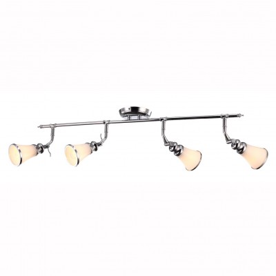 Светильник потолочный Arte lamp A9231PL-4CC VENTO Светильник потолочный Arte lamp A9231PL-4CC VENTOС 4 лампами<br>Светильники-споты – это оригинальные изделия с современным дизайном. Они позволяют не ограничивать свою фантазию при выборе освещения для интерьера. Такие модели обеспечивают достаточно качественный свет. Благодаря компактным размерам Вы можете использовать несколько спотов для одного помещения. Интернет-магазин «Светодом» предлагает необычный светильник-спот ARTE Lamp A9231PL-4CC по привлекательной цене. Эта модель станет отличным дополнением к люстре, выполненной в том же стиле. Перед оформлением заказа изучите характеристики изделия. Купить светильник-спот ARTE Lamp A9231PL-4CC в нашем онлайн-магазине Вы можете либо с помощью формы на сайте, либо по указанным выше телефонам. Обратите внимание, что мы предлагаем доставку не только по Москве и Екатеринбургу, но и всем остальным российским городам.<br><br>Тип лампы: Накаливания / энергосбережения / светодиодная<br>Тип цоколя: E14<br>Количество ламп: 4<br>MAX мощность ламп, Вт: 40<br>Размеры: H25xW34xL95<br>Цвет арматуры: серебристый хром
