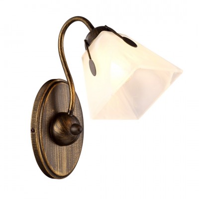 Светильник настенный бра Arte lamp A9233AP-1BR AVANTI Светильник настенный бра Arte lamp A9233AP-1BR AVANTIМодерн<br><br><br>Тип лампы: Накаливания / энергосбережения / светодиодная<br>Тип цоколя: E27<br>Количество ламп: 1<br>MAX мощность ламп, Вт: 40<br>Размеры: H28xW25xL16<br>Цвет арматуры: коричневый