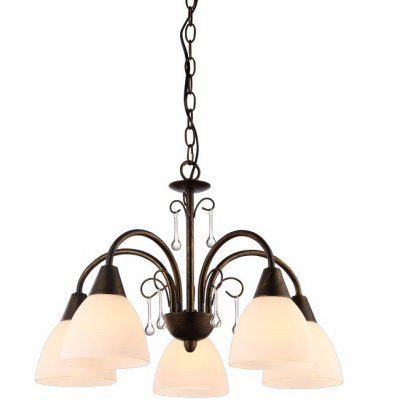 Светильник подвесной Arte lamp A9312LM-5BR SEGRETO Светильник подвесной Arte lamp A9312LM-5BR SEGRETOПодвесные<br>Компания «Светодом» предлагает широкий ассортимент люстр от известных производителей. Представленные в нашем каталоге товары выполнены из современных материалов и обладают отличным качеством. Благодаря широкому ассортименту Вы сможете найти у нас люстру под любой интерьер. Мы предлагаем как классические варианты, так и современные модели, отличающиеся лаконичностью и простотой форм. Стильная люстра Arte lamp A9312LM-5BR станет украшением любого дома. Эта модель от известного производителя не оставит равнодушным ценителей красивых и оригинальных предметов интерьера. Люстра Arte lamp A9312LM-5BR обеспечит равномерное распределение света по всей комнате. При выборе обратите внимание на характеристики, позволяющие приобрести наиболее подходящую модель. Купить понравившуюся люстру по доступной цене Вы можете в интернет-магазине «Светодом». Мы предлагаем доставку не только по Москве и Екатеринбурге, но и по всей России.<br><br>Установка на натяжной потолок: Да<br>S освещ. до, м2: 10<br>Крепление: Крюк<br>Тип товара: Светильник подвесной<br>Тип лампы: Накаливания / энергосбережения / светодиодная<br>Тип цоколя: E14<br>Количество ламп: 5<br>MAX мощность ламп, Вт: 40<br>Размеры: H33xW46xL46+шн/цп50<br>Цвет арматуры: коричневый