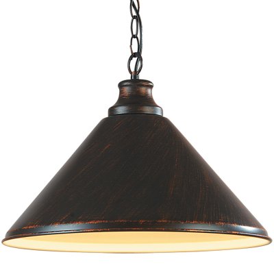 Светильник Arte lamp A9330SP-1BR Cone Светильник Arte lamp A9330SP-1BR ConeОдиночные<br>Подвесной светильник – это универсальный вариант, подходящий для любой комнаты. Сегодня производители предлагают огромный выбор таких моделей по самым разным ценам. В каталоге интернет-магазина «Светодом» мы собрали большое количество интересных и оригинальных светильников по выгодной стоимости. Вы можете приобрести их с доставкой в Москву, Екатеринбург и любой другой город России. <br>Подвесной светильник ARTELamp A9330SP-1BR сразу же привлечет внимание Ваших гостей благодаря стильному исполнению. Благородный дизайн позволит использовать эту модель практически в любом интерьере. Она обеспечит достаточно света и при этом легко монтируется. Чтобы купить подвесной светильник ARTELamp A9330SP-1BR, воспользуйтесь формой на нашем сайте или позвоните менеджерам интернет-магазина.<br><br>S освещ. до, м2: 5<br>Тип лампы: накаливания / энергосбережения / LED-светодиодная<br>Тип цоколя: E27<br>Количество ламп: 1<br>Ширина, мм: 380<br>MAX мощность ламп, Вт: 75<br>Диаметр, мм мм: 380<br>Длина цепи/провода, мм: 440<br>Высота, мм: 360<br>Цвет арматуры: коричневый