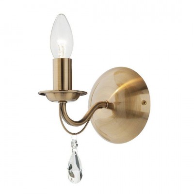 Светильник настенный бра Arte lamp A9369AP-1RB AMULETO Светильник настенный бра Arte lamp A9369AP-1RB AMULETOКлассические<br><br><br>Тип лампы: Накаливания / энергосбережения / светодиодная<br>Тип цоколя: E14<br>Количество ламп: 1<br>MAX мощность ламп, Вт: 40<br>Размеры: H18xW12xL18<br>Цвет арматуры: бронзовый