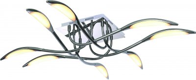 Светильник Arte lamp A9442PL-8CC MATTINO Светильник Arte lamp A9442PL-8CC MATTINOПод заказ<br>Компания «Светодом» предлагает широкий ассортимент люстр от известных производителей. Представленные в нашем каталоге товары выполнены из современных материалов и обладают отличным качеством. Благодаря широкому ассортименту Вы сможете найти у нас люстру под любой интерьер. Мы предлагаем как классические варианты, так и современные модели, отличающиеся лаконичностью и простотой форм. Стильная люстра Arte lamp A9442PL-8CC станет украшением любого дома. Эта модель от известного производителя не оставит равнодушным ценителей красивых и оригинальных предметов интерьера. Люстра Arte lamp A9442PL-8CC обеспечит равномерное распределение света по всей комнате. При выборе обратите внимание на характеристики, позволяющие приобрести наиболее подходящую модель. Купить понравившуюся люстру по доступной цене Вы можете в интернет-магазине «Светодом». Мы предлагаем доставку не только по Москве и Екатеринбурге, но и по всей России.<br><br>Установка на натяжной потолок: Да<br>S освещ. до, м2: 18<br>Крепление: Планка<br>Тип лампы: Накаливания / энергосбережения / светодиодная<br>Тип цоколя: LED<br>Цвет арматуры: серебристый<br>Количество ламп: 8<br>Размеры: H15xW80xL79<br>MAX мощность ламп, Вт: 46