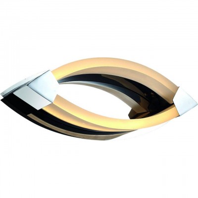 Светильник настенный бра Arte lamp A9443AP-2CC SERATA Светильник настенный бра Arte lamp A9443AP-2CC SERATAХай-тек<br><br><br>Тип лампы: LED<br>Тип цоколя: LED<br>Цвет арматуры: серебристый<br>Количество ламп: 10<br>Размеры: H9xW12xL32<br>MAX мощность ламп, Вт: 5