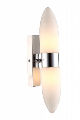 Светильник Arte lamp A9502AP-2CC Aqua Светильник Arte lamp A9502AP-2CC AquaМодерн<br><br><br>Тип лампы: галогенная / LED-светодиодная<br>Тип цоколя: G9<br>Ширина, мм: 60<br>MAX мощность ламп, Вт: 33<br>Расстояние от стены, мм: 100<br>Высота, мм: 300<br>Цвет арматуры: серебристый