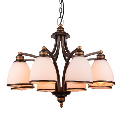 A9518LM-8BA Arte lamp Светильник A9518LM-8BA Arte lamp СветильникПодвесные<br><br><br>Установка на натяжной потолок: Да<br>S освещ. до, м2: 16<br>Крепление: Планка<br>Тип цоколя: E27<br>Цвет арматуры: АНТИЧНЫЙ ЧЕРНЫЙ<br>Количество ламп: 8<br>Диаметр, мм мм: 680<br>Длина цепи/провода, мм: 1000<br>Размеры: D670<br>Длина, мм: 680<br>Высота, мм: 530<br>MAX мощность ламп, Вт: 40W<br>Общая мощность, Вт: 40W
