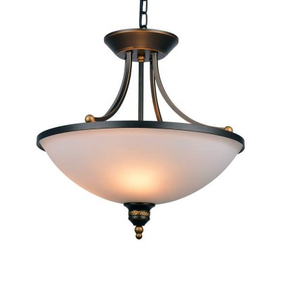 A9518SP-3BA Arte lamp Светильник A9518SP-3BA Arte lamp СветильникПодвесные<br><br><br>Установка на натяжной потолок: Да<br>S освещ. до, м2: 6<br>Крепление: Планка<br>Тип цоколя: E27<br>Цвет арматуры: АНТИЧНЫЙ ЧЕРНЫЙ<br>Количество ламп: 3<br>Диаметр, мм мм: 600<br>Длина цепи/провода, мм: 450<br>Размеры: D450<br>Длина, мм: 600<br>Высота, мм: 520<br>MAX мощность ламп, Вт: 40W<br>Общая мощность, Вт: 40W