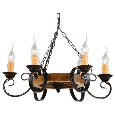 Люстра Arte lamp A9520LM-6BR Taverna Люстра Arte lamp A9520LM-6BR TavernaПодвесные<br>Компания «Светодом» предлагает широкий ассортимент люстр от известных производителей. Представленные в нашем каталоге товары выполнены из современных материалов и обладают отличным качеством. Благодаря широкому ассортименту Вы сможете найти у нас люстру под любой интерьер. Мы предлагаем как классические варианты, так и современные модели, отличающиеся лаконичностью и простотой форм. <br>Стильная люстра Arte lamp A9520LM-6BR станет украшением любого дома. Эта модель от известного производителя не оставит равнодушным ценителей красивых и оригинальных предметов интерьера. Люстра Arte lamp A9520LM-6BR обеспечит равномерное распределение света по всей комнате. При выборе обратите внимание на характеристики, позволяющие приобрести наиболее подходящую модель. <br>Купить понравившуюся люстру по доступной цене Вы можете в интернет-магазине «Светодом». Мы предлагаем доставку не только по Москве и Екатеринбурге, но и по всей России.<br><br>Установка на натяжной потолок: Да<br>S освещ. до, м2: 24<br>Крепление: Крюк<br>Тип лампы: накаливания / энергосбережения / LED-светодиодная<br>Тип цоколя: E14<br>Количество ламп: 6<br>Ширина, мм: 560<br>MAX мощность ламп, Вт: 60<br>Диаметр, мм мм: 560<br>Длина цепи/провода, мм: 720<br>Высота, мм: 350
