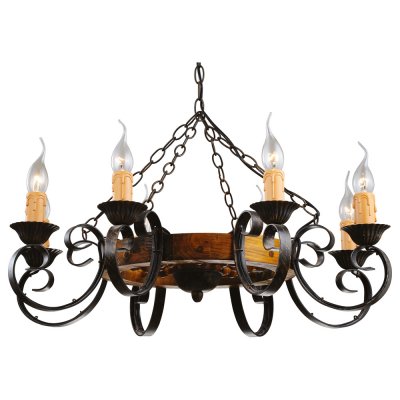 Люстра Arte lamp A9520LM-8BR Taverna Люстра Arte lamp A9520LM-8BR TavernaПодвесные<br>Компания «Светодом» предлагает широкий ассортимент люстр от известных производителей. Представленные в нашем каталоге товары выполнены из современных материалов и обладают отличным качеством. Благодаря широкому ассортименту Вы сможете найти у нас люстру под любой интерьер. Мы предлагаем как классические варианты, так и современные модели, отличающиеся лаконичностью и простотой форм. Стильная люстра Arte lamp A9520LM-8BR станет украшением любого дома. Эта модель от известного производителя не оставит равнодушным ценителей красивых и оригинальных предметов интерьера. Люстра Arte lamp A9520LM-8BR обеспечит равномерное распределение света по всей комнате. При выборе обратите внимание на характеристики, позволяющие приобрести наиболее подходящую модель. Купить понравившуюся люстру по доступной цене Вы можете в интернет-магазине «Светодом».<br><br>Установка на натяжной потолок: Да<br>S освещ. до, м2: 32<br>Крепление: Крюк<br>Тип лампы: накаливания / энергосбережения / LED-светодиодная<br>Тип цоколя: E14<br>Количество ламп: 8<br>Ширина, мм: 660<br>MAX мощность ламп, Вт: 60<br>Диаметр, мм мм: 660<br>Длина цепи/провода, мм: 720<br>Высота, мм: 350