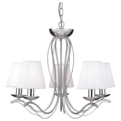 Люстра подвесная Arte lamp A9521LM-5CC Damain Люстра подвесная Arte lamp A9521LM-5CC DamainПодвесные<br>Компания «Светодом» предлагает широкий ассортимент люстр от известных производителей. Представленные в нашем каталоге товары выполнены из современных материалов и обладают отличным качеством. Благодаря широкому ассортименту Вы сможете найти у нас люстру под любой интерьер. Мы предлагаем как классические варианты, так и современные модели, отличающиеся лаконичностью и простотой форм. Стильная люстра Arte lamp A9521LM-5CC станет украшением любого дома. Эта модель от известного производителя не оставит равнодушным ценителей красивых и оригинальных предметов интерьера. Люстра Arte lamp A9521LM-5CC обеспечит равномерное распределение света по всей комнате. При выборе обратите внимание на характеристики, позволяющие приобрести наиболее подходящую модель. Купить понравившуюся люстру по доступной цене Вы можете в интернет-магазине «Светодом».<br><br>Установка на натяжной потолок: Да<br>S освещ. до, м2: 14<br>Крепление: Планка<br>Тип лампы: накаливания / энергосбережения / LED-светодиодная<br>Тип цоколя: E14<br>Количество ламп: 5<br>Ширина, мм: 510<br>MAX мощность ламп, Вт: 40<br>Диаметр, мм мм: 510<br>Длина цепи/провода, мм: 500<br>Длина, мм: 400<br>Высота, мм: 400<br>Оттенок (цвет): серебристый<br>Цвет арматуры: серебристый хром