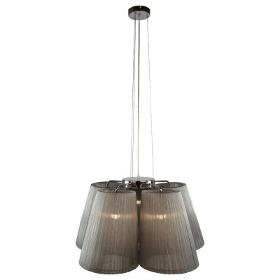 Люстра Arte lamp A9535LM-5SS Paralume Люстра Arte lamp A9535LM-5SS ParalumeПодвесные<br>Компания «Светодом» предлагает широкий ассортимент люстр от известных производителей. Представленные в нашем каталоге товары выполнены из современных материалов и обладают отличным качеством. Благодаря широкому ассортименту Вы сможете найти у нас люстру под любой интерьер. Мы предлагаем как классические варианты, так и современные модели, отличающиеся лаконичностью и простотой форм. <br>Стильная люстра Arte lamp A9535LM-5SS станет украшением любого дома. Эта модель от известного производителя не оставит равнодушным ценителей красивых и оригинальных предметов интерьера. Люстра Arte lamp A9535LM-5SS обеспечит равномерное распределение света по всей комнате. При выборе обратите внимание на характеристики, позволяющие приобрести наиболее подходящую модель. <br>Купить понравившуюся люстру по доступной цене Вы можете в интернет-магазине «Светодом».<br><br>Установка на натяжной потолок: Да<br>S освещ. до, м2: 14<br>Крепление: Планка<br>Тип лампы: накаливания / энергосбережения / LED-светодиодная<br>Тип цоколя: E27<br>Количество ламп: 5<br>Ширина, мм: 815<br>MAX мощность ламп, Вт: 40<br>Диаметр, мм мм: 815<br>Длина цепи/провода, мм: 900 - 1000<br>Высота, мм: 400<br>Цвет арматуры: серебристый
