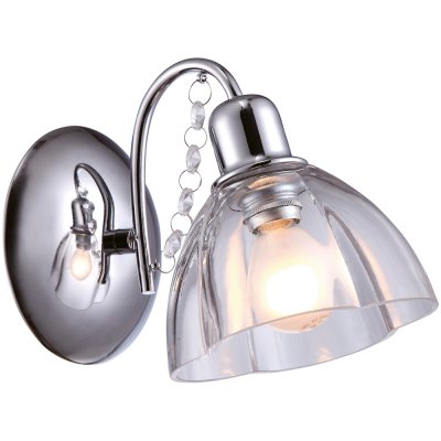 Светильник бра Arte lamp A9559AP-1CC Silenzio Светильник бра Arte lamp A9559AP-1CC SilenzioСовременные<br><br><br>S освещ. до, м2: 2<br>Тип лампы: накаливания / энергосбережения / LED-светодиодная<br>Тип цоколя: E14<br>Цвет арматуры: серебристый<br>Количество ламп: 1<br>Ширина, мм: 130<br>Длина, мм: 200<br>Высота, мм: 160<br>Оттенок (цвет): белый<br>MAX мощность ламп, Вт: 40