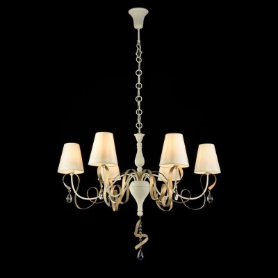 Люстра Maytoni ARM010-06-W Intreccio Люстра Maytoni ARM010-06-W IntreccioПодвесные<br>Компания «Светодом» предлагает широкий ассортимент люстр от известных производителей. Представленные в нашем каталоге товары выполнены из современных материалов и обладают отличным качеством. Благодаря широкому ассортименту Вы сможете найти у нас люстру под любой интерьер. Мы предлагаем как классические варианты, так и современные модели, отличающиеся лаконичностью и простотой форм. <br>Стильная люстра Maytoni ARM010-06-W станет украшением любого дома. Эта модель от известного производителя не оставит равнодушным ценителей красивых и оригинальных предметов интерьера. Люстра Maytoni ARM010-06-W обеспечит равномерное распределение света по всей комнате. При выборе обратите внимание на характеристики, позволяющие приобрести наиболее подходящую модель. <br>Купить понравившуюся люстру по доступной цене Вы можете в интернет-магазине «Светодом».<br><br>Установка на натяжной потолок: Да<br>S освещ. до, м2: 12<br>Крепление: Крюк<br>Тип лампы: накаливания / энергосбережения / LED-светодиодная<br>Тип цоколя: E14<br>Количество ламп: 6<br>MAX мощность ламп, Вт: 40<br>Диаметр, мм мм: 870<br>Длина цепи/провода, мм: 400<br>Высота, мм: 650<br>Цвет арматуры: белый