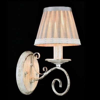 Бра Maytoni ARM029-01-W Felicita Бра Maytoni ARM029-01-W FelicitaРустика<br><br><br>Тип лампы: накаливания / энергосбережения / LED-светодиодная<br>Тип цоколя: E14<br>Количество ламп: 1<br>MAX мощность ламп, Вт: 40<br>Диаметр, мм мм: 140<br>Высота, мм: 310<br>Цвет арматуры: белый