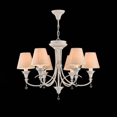 Люстра Maytoni ARM139-06-W Torino Люстра Maytoni ARM139-06-W TorinoПодвесные<br><br><br>S освещ. до, м2: 12<br>Тип лампы: Накаливания / энергосбережения / светодиодная<br>Тип цоколя: E14<br>Цвет арматуры: Белый<br>Количество ламп: 6<br>Диаметр, мм мм: 690<br>Высота, мм: 480 - 1480<br>MAX мощность ламп, Вт: 40