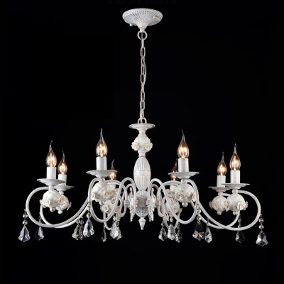 Люстра Maytoni ARM218-08-W Faberge Люстра Maytoni ARM218-08-W FabergeПодвесные<br>Компания «Светодом» предлагает широкий ассортимент люстр от известных производителей. Представленные в нашем каталоге товары выполнены из современных материалов и обладают отличным качеством. Благодаря широкому ассортименту Вы сможете найти у нас люстру под любой интерьер. Мы предлагаем как классические варианты, так и современные модели, отличающиеся лаконичностью и простотой форм. Стильная люстра Maytoni ARM218-08-W станет украшением любого дома. Эта модель от известного производителя не оставит равнодушным ценителей красивых и оригинальных предметов интерьера. Люстра Maytoni ARM218-08-W обеспечит равномерное распределение света по всей комнате. При выборе обратите внимание на характеристики, позволяющие приобрести наиболее подходящую модель. Купить понравившуюся люстру по доступной цене Вы можете в интернет-магазине «Светодом». Мы предлагаем доставку не только по Москве и Екатеринбурге, но и по всей России.<br><br>Установка на натяжной потолок: Да<br>S освещ. до, м2: 24<br>Крепление: Крюк<br>Тип лампы: накаливания / энергосбережения / LED-светодиодная<br>Тип цоколя: E14<br>Количество ламп: 8<br>MAX мощность ламп, Вт: 60<br>Диаметр, мм мм: 820<br>Высота, мм: 380<br>Цвет арматуры: белый