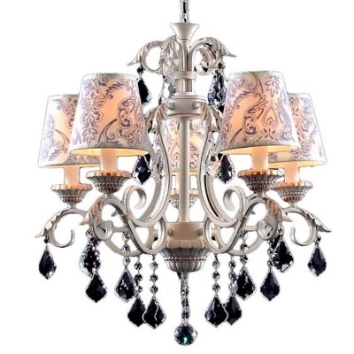 Люстра Maytoni ARM219-05-G Elegant 2 Люстра Maytoni ARM219-05-G Elegant 2Подвесные<br>Дизайнерами немецкой компании Maytoni была разработана та уникальная подвесная люстра, которую наш магазин готов предложить Вам по привлекательной цене. На фотографии Вы можете подробно рассмотреть подвесную люстру Maytoni Elegant ARM219-05-G. Её арматура цвета кремового золота богато украшена рельефными вставками и хрустальными подвесами, а пять её плафонов – рисунком синего цвета.<br><br>Установка на натяжной потолок: Да<br>S освещ. до, м2: 20<br>Крепление: Крюк<br>Тип лампы: накаливания / энергосбережения / LED-светодиодная<br>Тип цоколя: E14<br>Количество ламп: 5<br>MAX мощность ламп, Вт: 60<br>Диаметр, мм мм: 590<br>Длина цепи/провода, мм: 400<br>Высота, мм: 600<br>Цвет арматуры: золотой
