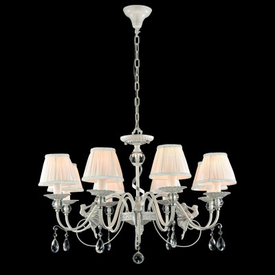 Люстра Maytoni ARM222-08-N Elina Люстра Maytoni ARM222-08-N ElinaПодвесные<br>Компания «Светодом» предлагает широкий ассортимент люстр от известных производителей. Представленные в нашем каталоге товары выполнены из современных материалов и обладают отличным качеством. Благодаря широкому ассортименту Вы сможете найти у нас люстру под любой интерьер. Мы предлагаем как классические варианты, так и современные модели, отличающиеся лаконичностью и простотой форм. Стильная люстра Maytoni ARM222-08-N станет украшением любого дома. Эта модель от известного производителя не оставит равнодушным ценителей красивых и оригинальных предметов интерьера. Люстра Maytoni ARM222-08-N обеспечит равномерное распределение света по всей комнате. При выборе обратите внимание на характеристики, позволяющие приобрести наиболее подходящую модель. Купить понравившуюся люстру по доступной цене Вы можете в интернет-магазине «Светодом».<br><br>Установка на натяжной потолок: Да<br>S освещ. до, м2: 16<br>Крепление: Крюк<br>Тип лампы: накаливания / энергосбережения / LED-светодиодная<br>Тип цоколя: E14<br>Количество ламп: 8<br>MAX мощность ламп, Вт: 40<br>Диаметр, мм мм: 760<br>Длина цепи/провода, мм: 400<br>Высота, мм: 510<br>Цвет арматуры: серебристый