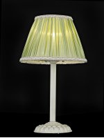 Настольная лампа с зеленым абажуром Maytoni ARM325-00-W Elegant Olivia