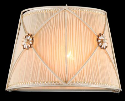 Светильник Maytoni ARM369-01-G Elegant 36 Светильник Maytoni ARM369-01-G Elegant 36Рустика<br><br><br>S освещ. до, м2: 2<br>Тип лампы: накаливания / энергосбережения / LED-светодиодная<br>Тип цоколя: E14<br>Количество ламп: 1<br>Ширина, мм: 210<br>MAX мощность ламп, Вт: 40<br>Расстояние от стены, мм: 150<br>Высота, мм: 190<br>Цвет арматуры: белый с золотистой патиной