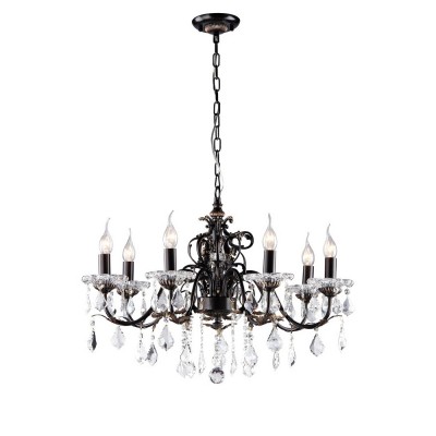 Люстра Maytoni ARM400-07-R Elegant 41 Люстра Maytoni ARM400-07-R Elegant 41Подвесные<br>Потолочная хрустальная люстра компании Maytoni – это прекрасное решение украсить потолок любого помещения. Общая мощность семи ламп составляет 420 Ватт. Выполненная в классическом стиле люстра компании Майтони, за указанную цену, даже самый скромный интерьер превратит в незабываемый. Стильная люстра оправдает свою стоимость, когда вы и ваши гости будут любоваться красотой этого изделия, даже на фото это видно с первого взгляда. Выполнена она из красивейшего кофейного цвета металла, и имеет на себе семь плафонов, украшенных хрустальными подвесками. Хрустальная люстра Maytoni ARM400-07-R крепится к потолку на крюке, ее высота составляет 700 миллиметров. Купить эту люстру вы можете, заказав ее на нашем сайте.<br><br>Установка на натяжной потолок: Да<br>S освещ. до, м2: 28<br>Крепление: крюк<br>Тип лампы: накаливания / энергосбережения / LED-светодиодная<br>Тип цоколя: E14<br>Количество ламп: 7<br>MAX мощность ламп, Вт: 60<br>Диаметр, мм мм: 700<br>Длина цепи/провода, мм: 400<br>Высота, мм: 480<br>Цвет арматуры: золотой
