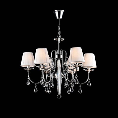 Maytoni Emilio ARM584-06-N Люстра Maytoni Emilio ARM584-06-N ЛюстраПодвесные<br>Компания «Светодом» предлагает широкий ассортимент люстр от известных производителей. Представленные в нашем каталоге товары выполнены из современных материалов и обладают отличным качеством. Благодаря широкому ассортименту Вы сможете найти у нас люстру под любой интерьер. Мы предлагаем как классические варианты, так и современные модели, отличающиеся лаконичностью и простотой форм. Стильная люстра Maytoni ARM584-06-N станет украшением любого дома. Эта модель от известного производителя не оставит равнодушным ценителей красивых и оригинальных предметов интерьера. Люстра Maytoni ARM584-06-N обеспечит равномерное распределение света по всей комнате. При выборе обратите внимание на характеристики, позволяющие приобрести наиболее подходящую модель. Купить понравившуюся люстру по доступной цене Вы можете в интернет-магазине «Светодом».<br><br>S освещ. до, м2: 12<br>Тип цоколя: E14<br>Количество ламп: 6<br>MAX мощность ламп, Вт: 40<br>Диаметр, мм мм: 700<br>Высота, мм: 564<br>Цвет арматуры: серебристый хром