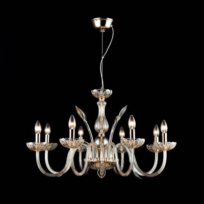 Maytoni Luciano ARM587-08-R Люстра Maytoni Luciano ARM587-08-R ЛюстраПодвесные<br>Компания «Светодом» предлагает широкий ассортимент люстр от известных производителей. Представленные в нашем каталоге товары выполнены из современных материалов и обладают отличным качеством. Благодаря широкому ассортименту Вы сможете найти у нас люстру под любой интерьер. Мы предлагаем как классические варианты, так и современные модели, отличающиеся лаконичностью и простотой форм. Стильная люстра Maytoni ARM587-08-R станет украшением любого дома. Эта модель от известного производителя не оставит равнодушным ценителей красивых и оригинальных предметов интерьера. Люстра Maytoni ARM587-08-R обеспечит равномерное распределение света по всей комнате. При выборе обратите внимание на характеристики, позволяющие приобрести наиболее подходящую модель. Купить понравившуюся люстру по доступной цене Вы можете в интернет-магазине «Светодом».<br><br>S освещ. до, м2: 16<br>Тип цоколя: E14<br>Количество ламп: 8<br>MAX мощность ламп, Вт: 40<br>Диаметр, мм мм: 830<br>Высота, мм: 492<br>Цвет арматуры: золотой (янтарный)