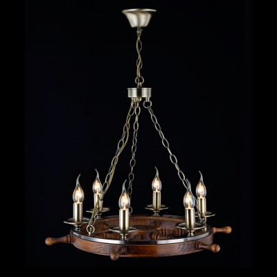 Люстра Maytoni ARM624-06-R Frigate Люстра Maytoni ARM624-06-R FrigateПодвесные<br><br><br>Установка на натяжной потолок: Да<br>S освещ. до, м2: 18<br>Крепление: Крюк<br>Тип лампы: накаливания / энергосбережения / LED-светодиодная<br>Тип цоколя: E14<br>Количество ламп: 6<br>MAX мощность ламп, Вт: 60<br>Диаметр, мм мм: 600<br>Высота, мм: 510<br>Цвет арматуры: бронзовый