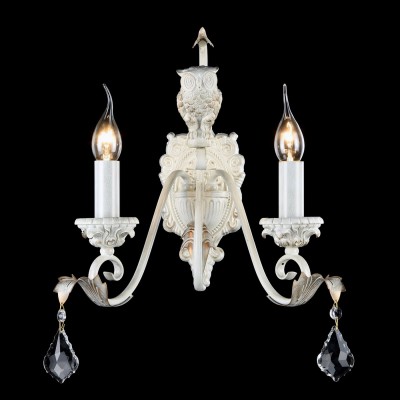 Бра Maytoni ARM777-02-WG Athena Бра Maytoni ARM777-02-WG AthenaФлористика<br><br><br>Тип лампы: накаливания / энергосбережения / LED-светодиодная<br>Тип цоколя: E14<br>Количество ламп: 2<br>MAX мощность ламп, Вт: 60<br>Диаметр, мм мм: 340<br>Высота, мм: 410<br>Цвет арматуры: белый с золотистой патиной