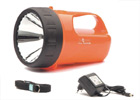Фонарь аккумуляторный jaZZway Accu7-H15W (оранж.), галогенная лампа