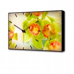 Картина с часами BL-2200 Topposters цветы